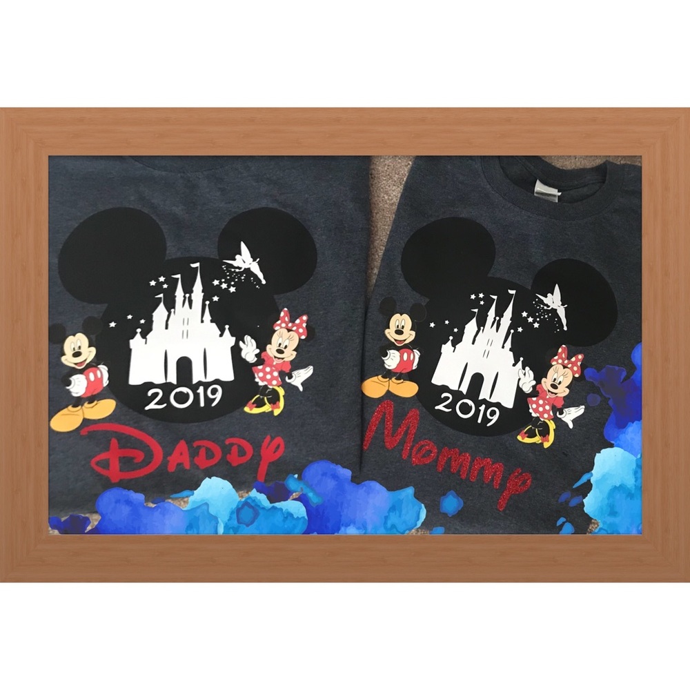 Custom made to order Disney vacation family Tees